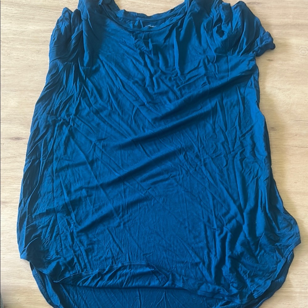 Daily Ritual Relaxed Blue Sleeveless Tee